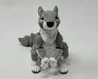 3d Printed Flexi Grey Squirrel     10    Articulated Pla Animal Toy Figure Cute Gift