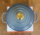 Le Creuset Signature Enameled Cast Iron Round Dutch Oven 2 75 Qt Chambray New