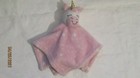 Hb Hudson Baby Pink Unicorn Security Blanket White Stars Plush Baby Lovie