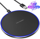 Wireless Fast Charger Charging Pad Dock For Samsung Iphone Android Cell Phone