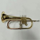 New Fg8278 Brass Body Gold Lacquer Tone Bb Flugelhorn Quality Music Instrument -