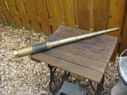 Rare Large Antique Brass French Nautical Spyglass Telescope With Case