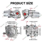 Rear Axle Differential Carrier Assembly Awd For Mazda Cx-5 Cx-9 2 5l Ka0327020 
