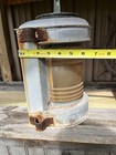 Antique Large Metal  unpainted  Perko Maritime Navigation Lantern
