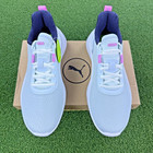 Puma Fusion Crush Sport Women s Icy Blue Pink Icing Spikeless Golf Shoes Lace-up