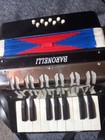 Compact 17 Key 8 Bass Piano Accordion Red Sunburst Beginner Student Instrument