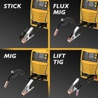 Tooliom 4 In 1 Mig Welder 180a 110v 220v Gas flux stick lift Tig Multiprocess
