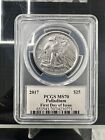 2017  25 1 Oz Palladium Eagle Pcgs Ms70 First Day Of Issue Edmund C  Moy Signed