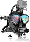 Portable Scuba Diving Set 1l Mini Tank Full Face Snorkel Mask Emergency Air