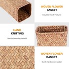 Rattan Flower Vase Bamboo Baskets Decoration Vases Flower Fruit Basket8885