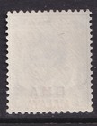 Bma  malaysia  Stamps 1947 15c Blue  Red Opt  Chalky Paper Sg12b Mnh Cv   75