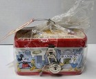 Schylling Retro Collection Mickey Mouse Tin Bank - Treasure Chest - New W  Lock