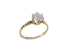 19thc Antique 1  ct Diamond   14kt Gold Ring  Ancient Greek Roman God s Tears Gem