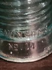 Vtg Hemingray Aqua Blue Glass Insulator No  14 