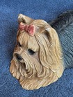 1982 Sandra Brue Sandicast Yorkshire Terrier  155 Figurine Yorkie Hand Cast Dog