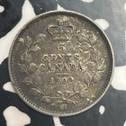 1902-h Canada 5 Cents Lot t2294 Silver  Large  h 
