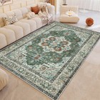New Imitation Cashmere Printed Rug Soft Shaggy Modern Bedroom Rug Carpet Mat