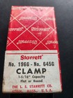 Starrett  196g Or  645g Clamp 1 - 5 16  Capacity Flat Or Round