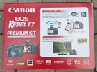New  Canon Eos Rebel T7 24 1mp Digital Camera  kit 18-55mm And 75-300mm Lens 