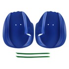 1pair Swimming Training Hand Paddles Pvc Water Aerobic Hand Paddles Lightweight 