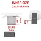 Lmuze 4x4x2 Inches Small Shipping Boxes Set Of 100 - 4 x4 x2  100-pack  White