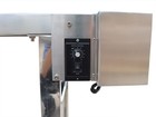 Industrial Conveyor With Double Guardrails Pvc Belt 59  length 19 6  width 110v