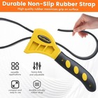 2 Pack Strap Wrench Set 4    6  Non Slip Rubber - Oil Filter  Jar 51019