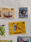 Singapore Malaya Postage Stamp Lot 30 Used   Cancelled Vintage 1950s To 1970s