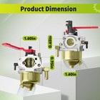 Yard Machines 31a-2m1e752 Walk Behind Snowblower Carburetor Model 951-12612a