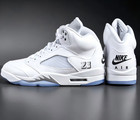 Jordan 5 Retro Og White Metallic 2026 Hq7978-103 High Top Men s Basketball Shoes