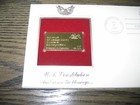 1987 Us Constitution Secure The Blessings Gold Golden Replica Cover Fdc Stamp
