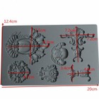 Decor Mould Fondant Silicone Mold For Clay Polymer Resin Decoration Mould  5