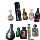 Lot Of 19 Vintage Mini Designer Perfume Bottles Empty Miniatures