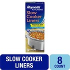  2 Pack  Reynolds Kitchens Slow Cooker Liners  Regular  fits 3-8 Quarts  8 Count