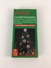 Coca Cola Coaster Ornaments Christmas Holiday Vintage 1983 Decor Trim A Tree New