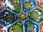 Turkish Plate Azim Cini Ceramic Art Hand Painted 7  Kutahya Pottery Hanger Decor