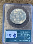 1956 50   Pcgs Ms65 Franklin Half Dollar Rattler Holder