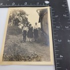 Photo Farm Girl Young Woman Men Snapshot 1920s Vintage