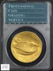 1907 High Relief  20 St Gaudens Gold Double Eagle Rattler Ogh Green Pcgs Ms 62