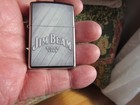 Nos Zippo Advertising Cigarette Lighter  jim Beam Since 1795 Dated F 21