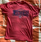 Vintage 90s Liberty Lancers Logo T-shirt colo  Springs High School red med exc