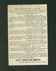 1880 s Advertising Trade Card Great London Tea Co  Boston Massachusetts