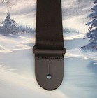 Guitar Strap   Genuine Fender   Black W  Gold Logo
