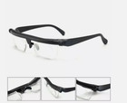 Dial Adjustable Glasses Variable Focus For Reading Distance Vision Eyeglasses  