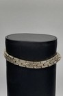 Mexico 925 Sterling Silver Articulated Snake Bracelet 43 3g