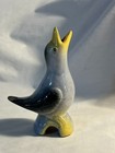 Vintage  Bird Pie Vent Yellow Gray Blue