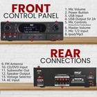 Pyle Home Theater Wireless Bt Streaming Receiver Amplifier 2x30watts