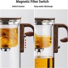 2025 Magic Teapot Witchcraft Teapot Water Separation Glass Teapot W infuse 600ml
