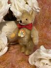 Vintage Original Steiff 7    Jointed Teddy Bear W chest Tag  Blonde  0201 19 1960s