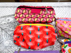 Lot Of 5 Clinique Makeup Cosmetic Bag Upper Side Zipper Pouch New